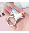 Cute Gift: Silicone Cute Unicorn Keychain (Pack of 2)