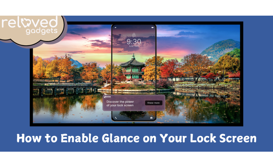 How to Enable Glance on Your Lock Screen